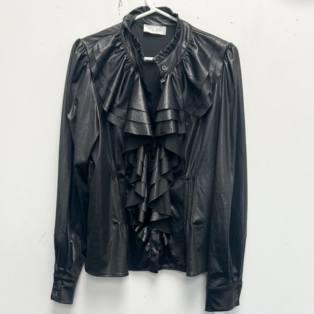 Lola & Sophie ruffle button down